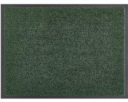 andiamo deurmat Verdi - vuilvangmat voor de entree van het huis - ideaal als deurmat binnen of als deurmat in de overdekte buitenruimte - deurmat voor de voordeur 90 x 150 cm donkergroen 2
