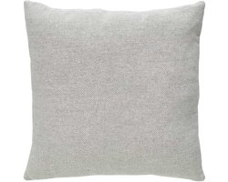 Andiamo Kussen Jenny - sofakussen met vulling overtrek - sierkussen decoratief kussen hoofdkussen 40 x 40 cm lichtgrijs