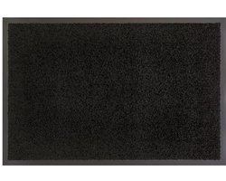 andiamo Verdi deurmat - vuilvangmat voor de entree van het huis - ideaal als deurmat binnenshuis of als deurmat in overdekte buitenruimtes - deurmat voor de voordeur 90 x 150 cm Zwart 2