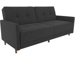 Andora | Slaapbank 3-zits in linnen grijs