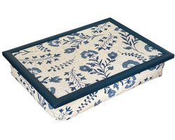 Andrews - Laptray - Schootkussen - Blauw in Bloei - 40x30 cm