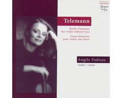 Angèle Dubeau - Telemann: Douze Fantaisies Pour Violon (CD)