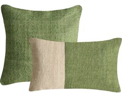 ANISOPTERA - Sierkussen set van 2 - Groen - Katoen