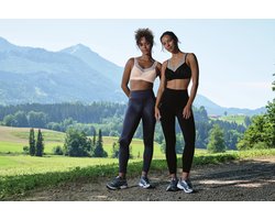 Anita - Active PanAlp Wool sport bh - black/melange - 85C