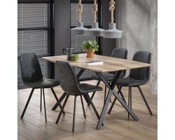 AnLi Style Eetkamertafel 160 ovaal blad