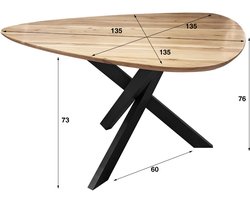 AnLi Style Eetkamertafel driehoek