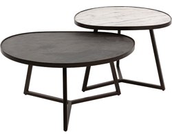 AnLi Style Salontafel set/2 slate driehoek