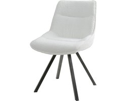 AnLi Style Stoel plooi boucle wit