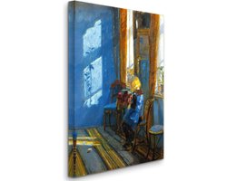 Anna Ancher - Sunlight in the Blue Room, Zonlicht in de Blauwe Kamer - 3:2