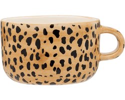 Anna + Nina - Leopard cappuccino mok - Mokken
