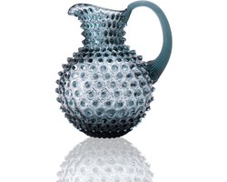 Anna von Lipa - Paris Hobnail Karaf 2L steel blue - Karaffen glas