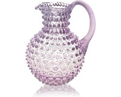Anna von Lipa - Waterkan Schenkkan Glas Dots Karaf Kan - Paris Hobnail Karaf 2L lilla paars