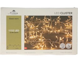 Anna's Collection Clusterverlichting - 1152 led lampjes - klassiek warm wit - 690 cm - kerstverlichting