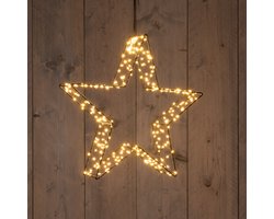 Anna's Collection - Lichtornament 'Ster' (36cm) - Zwart