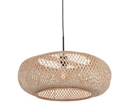 Anne Lighting - hanglamp - Maze - naturel - bamboe hout - Ø 60cm - E27 - 7505ZW