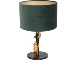 Anne Lighting tafellamp Animaux - zwart - metaal - 20 cm - E27 fitting - 8233ZW