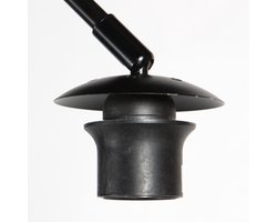 Anne Lighting - vloerlamp - Curve - naturel zwart - metaal - booglamp - E27 - 4274ZW