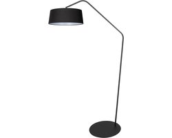 Anne Lighting - vloerlamp - ZigZag - zwart - metaal - booglamp - E27 - 4255ZW