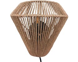 Anne Lighting - wandlamp - Maze - naturel - katoen - bedlampje - E27 - 4399CR