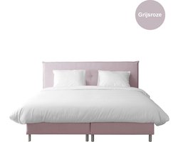 Anno 1588 Boxspring Pollux - Complete boxspringset - Pocketvering - Grijsroze - 140x200
