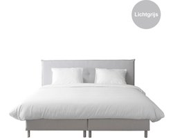Anno 1588 Boxspring Pollux - Complete boxspringset - Pocketvering - Lichtgrijs - 140x200