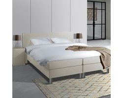 Anno 1588 Comforta Boxspringset - Pocketvering - Beige - 140x200 cm - Inclusief dekbed + 2 kussens