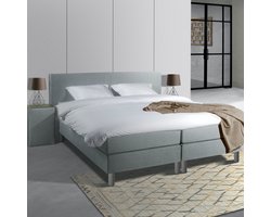 Anno 1588 Comforta Boxspringset - Pocketvering - Grijs - 140x200 - Inclusief dekbed + 2 kussens