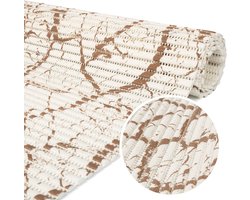 ANRO Badmat Marmer Beige 130x200cm Antislip Douchemat Afwasbaar Sneldrogend