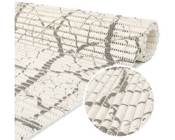ANRO Badmat Marmer Grijs 130x120 cm - Antislip - Sneldrogend