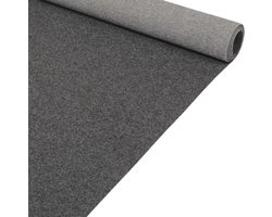 ANRO Eventtapijt Grijs 300x133cm – Beurstapijt Loper Messeloper Bruiloftsloper Antislip Op Maat