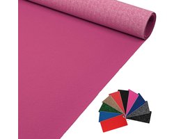 ANRO Eventtapijt Roze 150x100cm – Beurstapijt Loper Messeloper Bruiloftsloper Antislip Weerbestendig