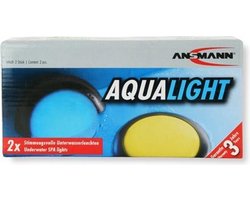 Ansmann AquaLight 2-delige set LED onderwaterlamp RGB