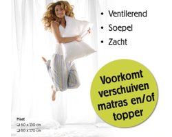 Ant-slip matje boxspring - antislip matrasonderlegger - voorkomt verschuiven topper en matras - 170 x 60 cm