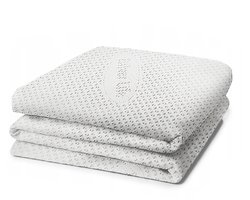 Anti-allergene matrasschoenen 70x170 met zilver, ademend en hygiënisch