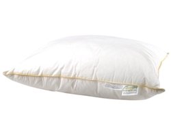 Anti-Allergisch Princess Line Hoofdkussen - 60x70 cm - Medium Stevigheid - 100% Katoenen Afritsbare Tijk - Voor Zij - Rug en Buikslapers