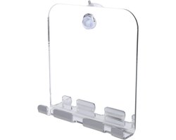 Anti-condens douchespiegel van ABS-materiaal voor doucheruimte en toiletruimte - Ruimtebesparend en veelzijdig te gebruiken.