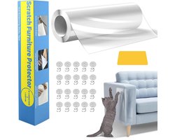 Anti-Krasfolie Rol (40x500cm) voor Meubels, Bank, Muur en Deur - Krasbescherming voor Katten