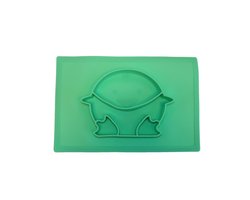 Anti-slip silicone 3D kinder Pinguïn Groen Turqoise  | Kinderplacemat | Vaatwasser bestendig | Anti Slip | Super leuk | By TOOBS