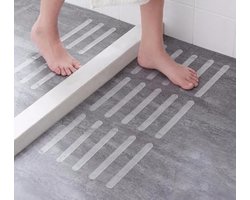 anti slip tape- Antislip stickers douche - anti slip stickers- antislip stickers - antislip stickers bad- antislip stickers badkamer -antislip stickers doorzichtig- Antislipstickers voor badkuip-Antislipstickers voor badkuip -30 stuks - 2*38cm
