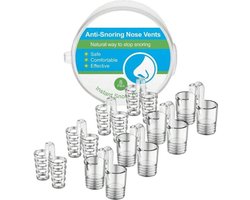 Anti Snurk - Anti Snurk Klemmetjes - Voor In De Neus - Neus Spreiders - Siliconen - 2 Soorten - 8 Stuks - Met Bewaardoosje