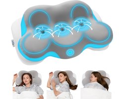Anti Snurk Kussen – Vlinderkussen – Apneu Slaapkussen – Ademvrij Hoofdkussen – Slaap apneu Kussen – Traagschuim – 2 Hoogtes – 61x36cm – Douzle