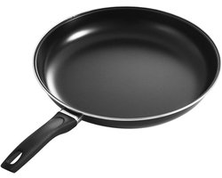 Antiaanbak Koekenpan - Koekepan Pannetje - Veelzijdig Koken - Platte Bodem - 20cm - Metaal