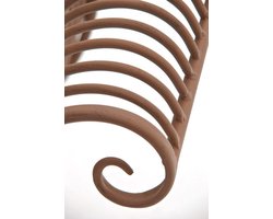 Antiekbruine Tuinbank voor Buiten en Binnen - Tijdloos en Onderhoudsvriendelijk