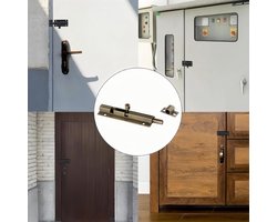 Antieke 10 Inch Koper Bolts Barrel Slide Lock met Schroeven voor Badkamer, Toilet en Schuifdeuren, Bronzen Kleur