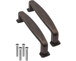 Antieke meubelgrepen set van 2 in brons design - 106 x 25 mm