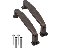 Antieke meubelgrepen set van 2 in brons design - 106 x 25 mm