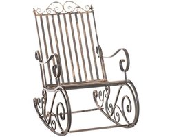 Antieke Schommelstoel van Metaal - Gezellig en Tijdloos Design
