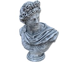 Antieke Stenen Buste als Tuin Sculptuur Vorstbestendig