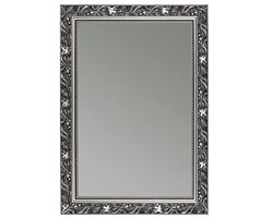 Antieke wandspiegel 45x65 cm | Shabby Chic Vintage Barok met Houten Frame | Decoratieve Spiegel voor Woon- en Badkamers