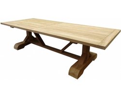 Antigua dining tuintafel 300x120xH77 cm teak geschoord